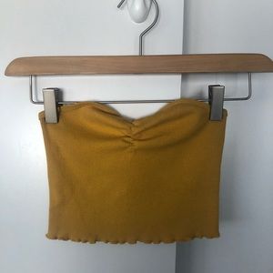 Pacsun Basics Yellow tube top
